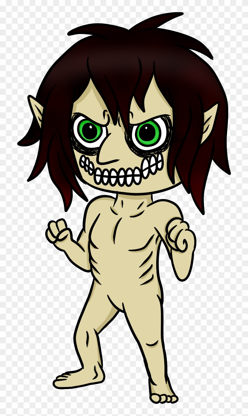 Attack On Titan Eren Titan Chibi By Niwinoodle Attack On Titan Eren